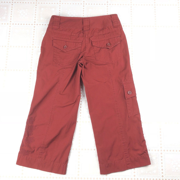 CABI 340 Capri Cropped Pants 6 Embroidered b1001 - Picture 2 of 8